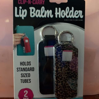 Clip-n-Carry Lip Balm Holder Set of 2