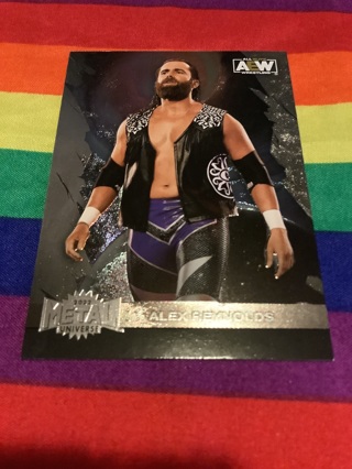 WWE Skybox AEW Metal Universe Collectible Wrestling Card #93 Alex Reynolds 