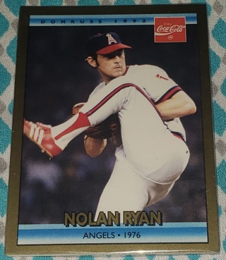 1992 ⚾ Donruss Baseball Cards Coca-Cola Nolan Ryan (1976) 1 pack sealed  ⚾ 