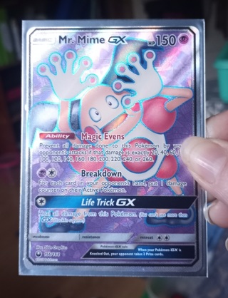 Mr.Mime Gx Pokemon Card