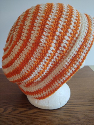 Hand Crocheted Cotton  Bucket Hat 