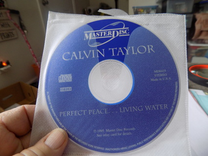 Calvin Taylor Perfect Peace Living Water Gospel Music CD