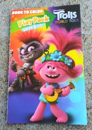 TROLLS SMALL COLORING BOOK WITH STICKERS USE YOUR OWN CRAYONS STYLE 1