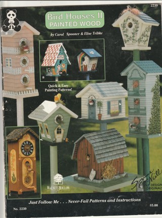 Craft Book: Bird Houses, Painted Wood