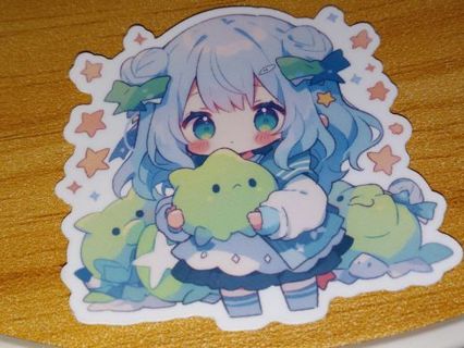 Girl one Cute vinyl sticker no refunds regular mail only Very nice quality win 2 or more get bonus