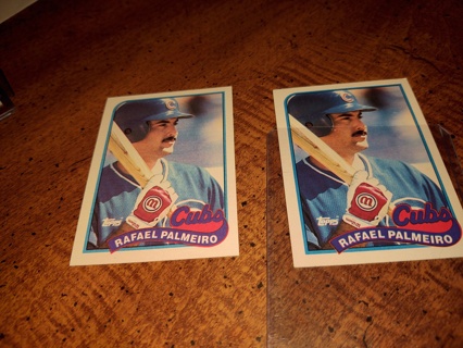 Two card ot baseball veteran Rafael palmeiro 