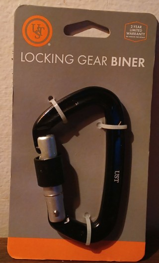 Locking Gear Biner from UST 10 cm Carbiner