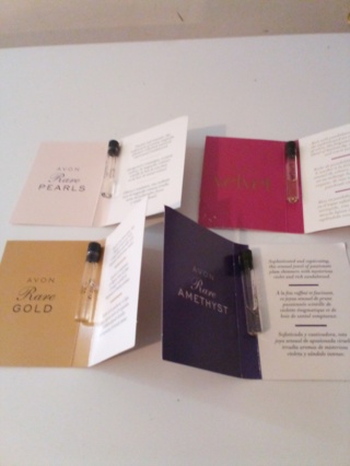 4 AVON PERFUME SAMPLES!