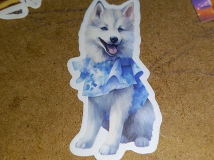 Dog Cute one new vinyl sticker no refunds regular mail only Very nice