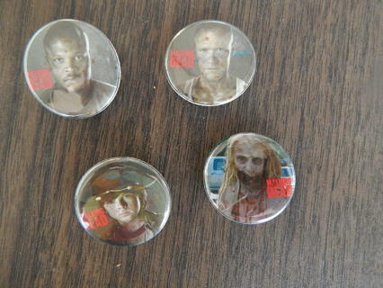 WALKING DEAD ~ NEW collectable PINS  _ lot of 4!