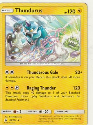 Pokemon Card: Thundurus