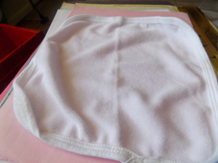 White Gerber organic baby wash cloth