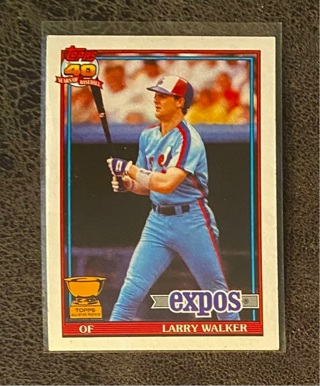 Larry Walker 2nd year