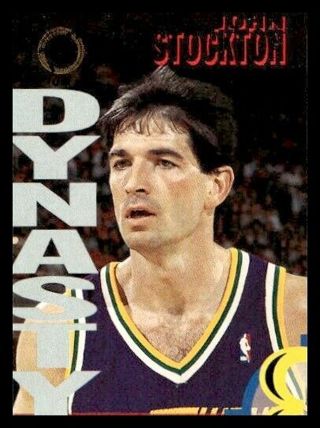 John Stockton - 1994/95 Topps Stadium Club Dynasty & Destiny #3A - Utah Jazz star - MINT CARD