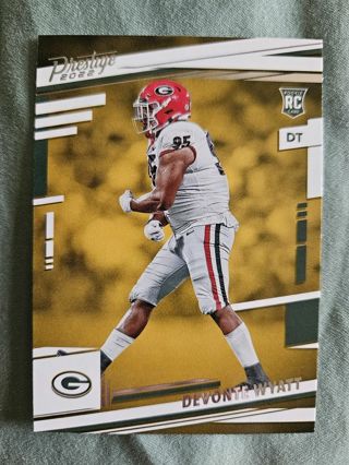 2022 Panini Prestige Rookie Devonte Wyatt