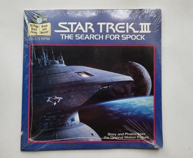 STAR TREK III The Search For Spock BOOK & RECORD Set Sealed