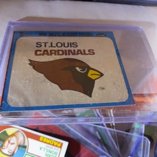 1980 Topps hi-gloss St. Louis cardinals patches stickers 