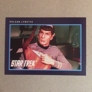 1991 Star Trek Series II 25th Ann. Trading Card | VULCAN LYRETTE | Card # 299