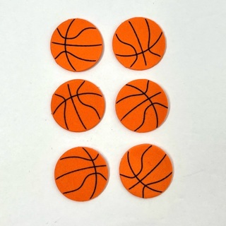 Orange Basketball Foam Shapes Sports Games 