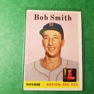 1958 - TOPPS EXMT - NRMT BASEBALL - CARD NO. 445 - BOB SMITH - RED SOX