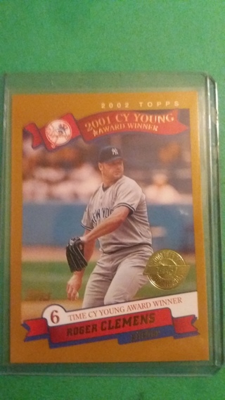 roger clemens baseball card frees hipping