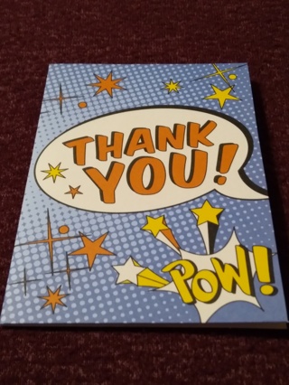 THANK YOU! Notecard