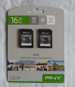 16gb x 2 Sdcards