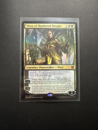 Nissa of Shadowed Boughs Foil Magic the Gathering Card