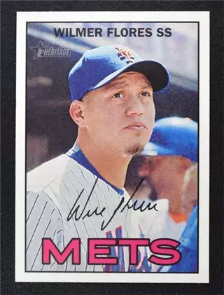 Wilmer Flores - 2016 Topps Heritage #398 - MINT CARD