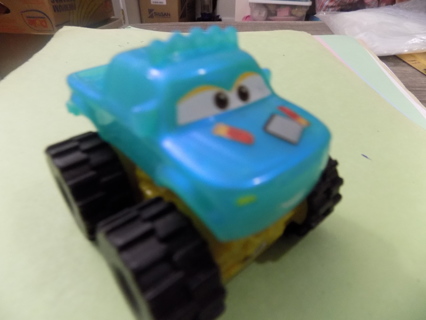 Disney's 2 1/2 inch light blue Monster truck from Movie Cars