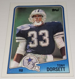 ♨️♨️ 1988 Topps Tony Dorsett Football card # 262 Dallas Cowboys ♨️♨️ Hall Of Famer