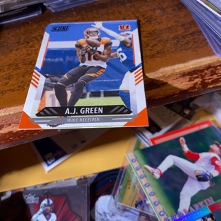 2021 panini score a.j.green football card 