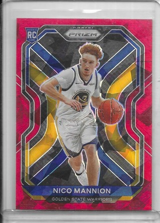 Nico Mannion 2020-21 Prizm Prizms Red Cracked Ice #293