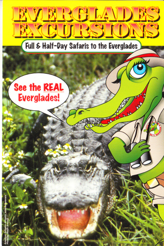 Vintage Postcard Everglades Excursions