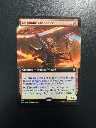 Magmatic Channeler Extended Art Foil MTG Zendikar Rising Card