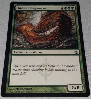 MTG ✨ Quilled Slagwurm - (U) 89/155 Mirrodin Besieged (MBS) ✨ Magic the Gathering (2011)