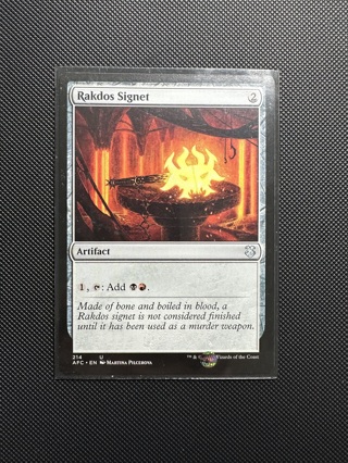 Rakdos Signet Commander Magic the Gathering Card