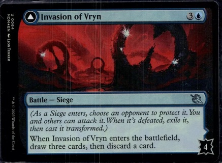 Invasion of Vryn in FOIL! NM-Mint Magic The Gathering