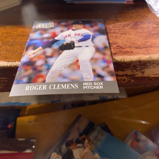 1991 fleer ultra Roger Clemens baseball card 