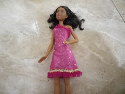 Sparkly pink barbie dress