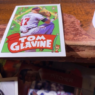 1992 topps kids tom glavine baseball card 