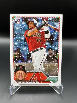 2023 Topps Holiday Gabriel Moreno Arizona Diamondbacks RC #H93