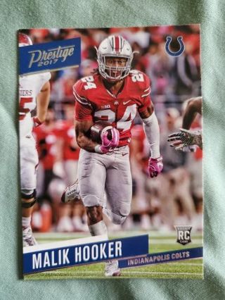 2017 Panini Prestige Rookie Malik Hooker