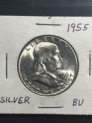 1955 Brilliant Uncirculated Half dollar ~Full Bell lines? 