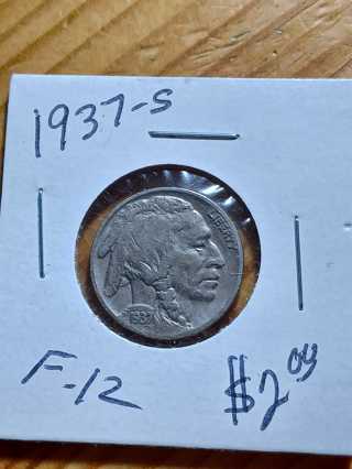 1937-S Buffalo Nickel! 0