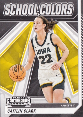 2024 Caitlin Clark School Colors Panini Fever