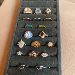 Lot of 19 rings