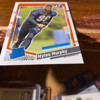 2023 panini donruss Myles Murphy rookie football card 