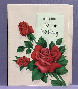 Rose Birthday Card