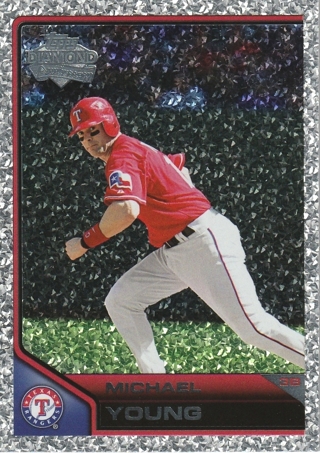 2011 Topps Lineage Platinum Diamond Anniversary Michael Young #36